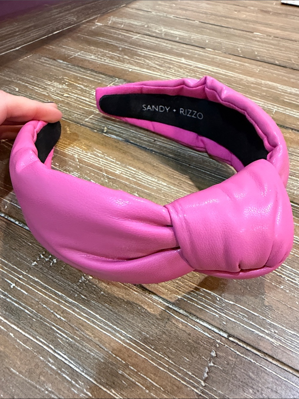 Hot Pink Knotted Padded Headband